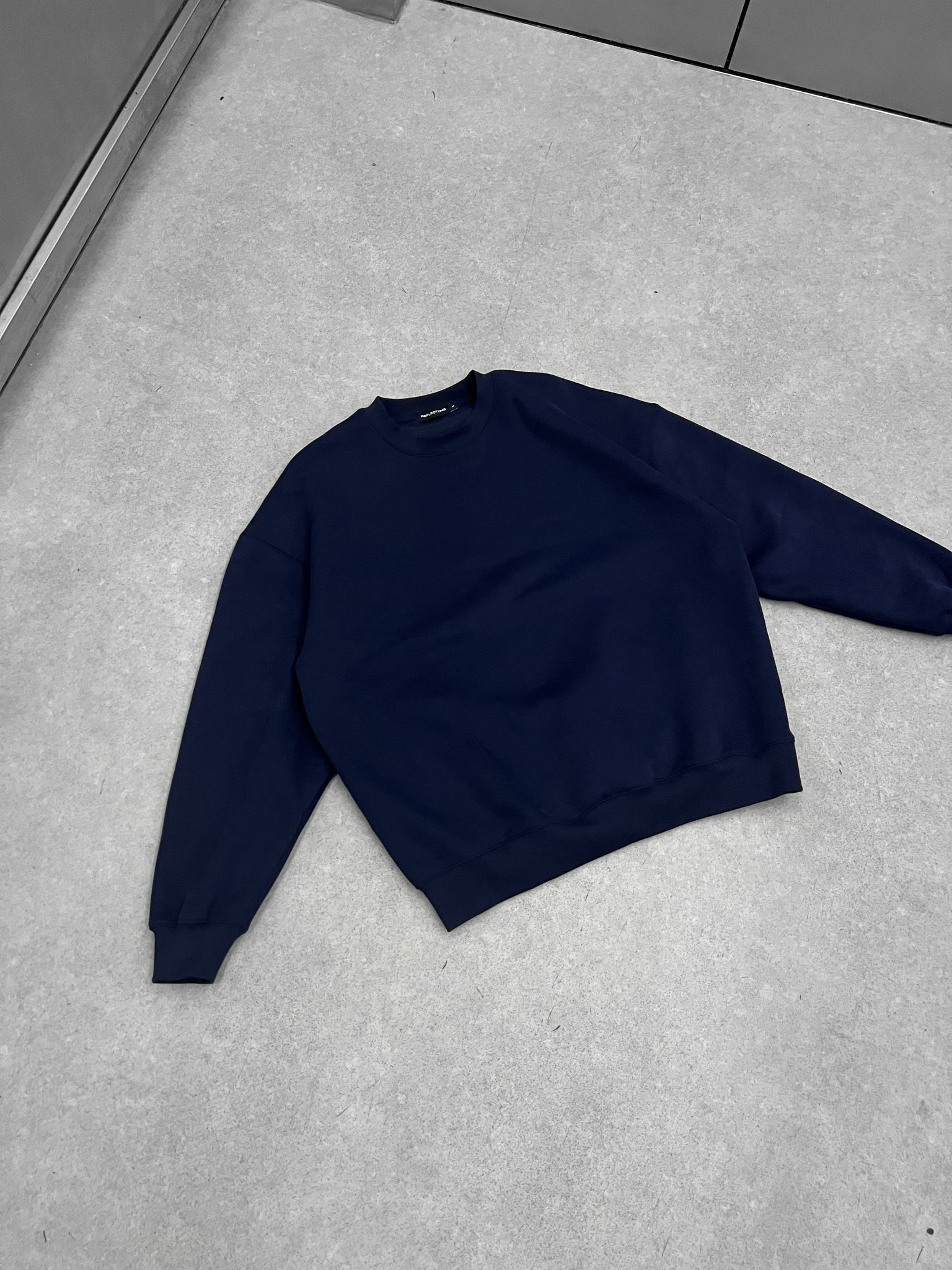 BOXY SWEATER - NAVY