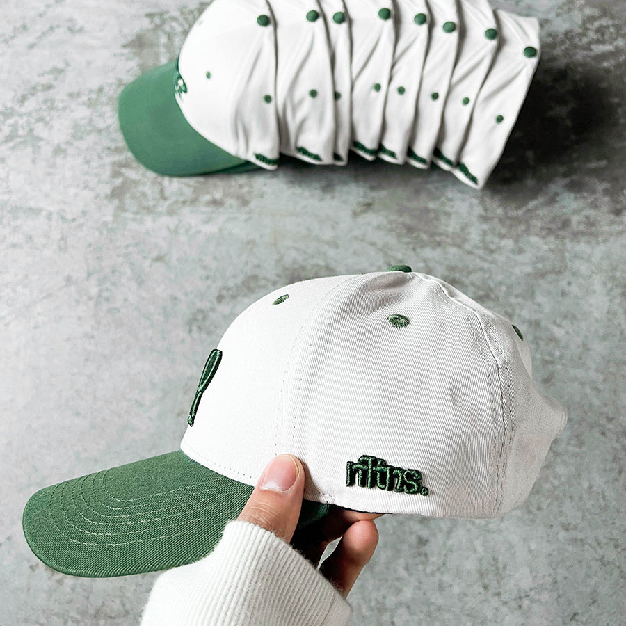 PURSUIT STRAPBACK CAP - GREEN/TOFU