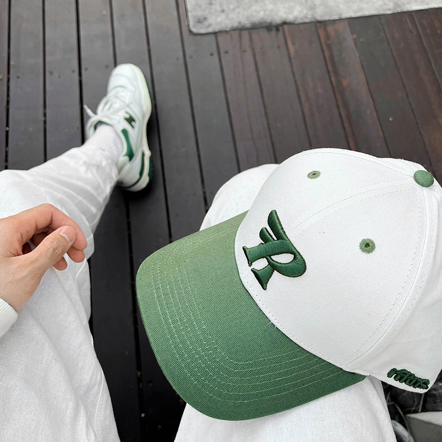 PURSUIT STRAPBACK CAP - GREEN/TOFU