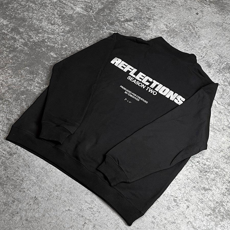 SEASON TWO MOCKNECK - BLACK/SILVER