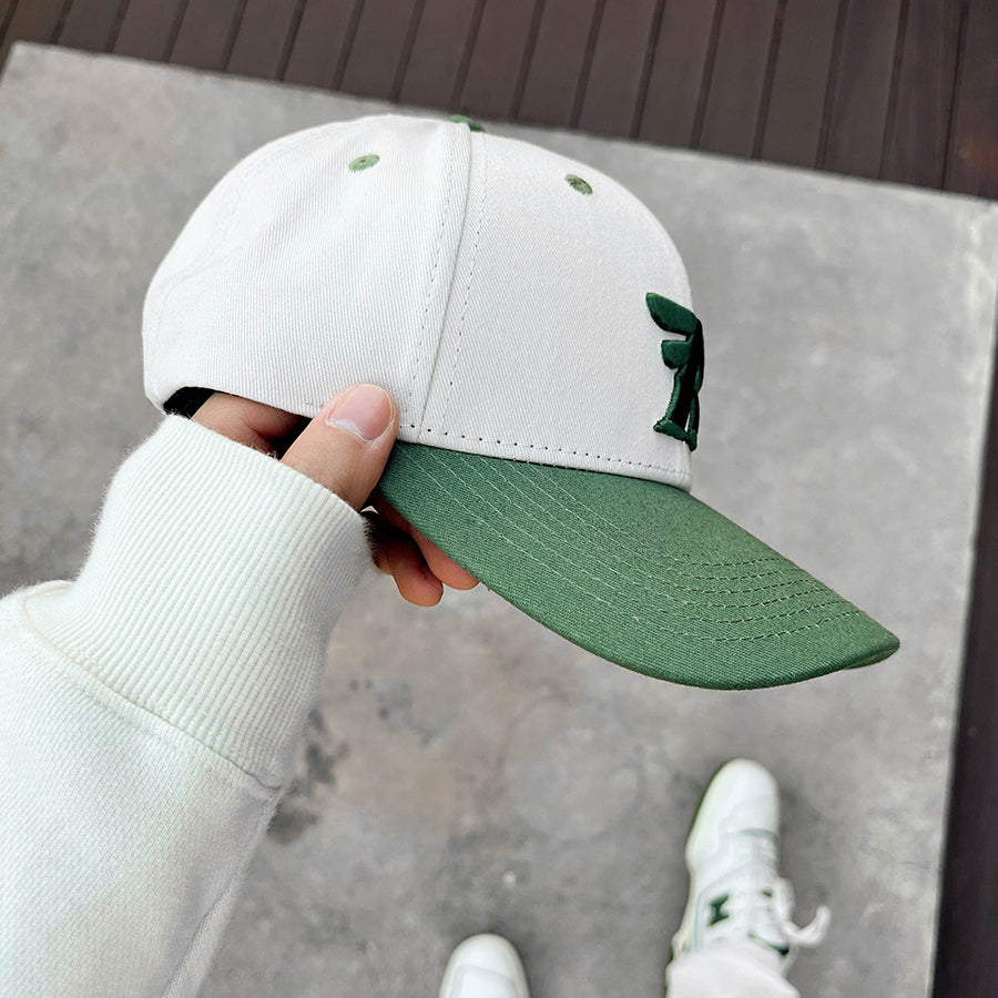 PURSUIT STRAPBACK CAP - GREEN/TOFU